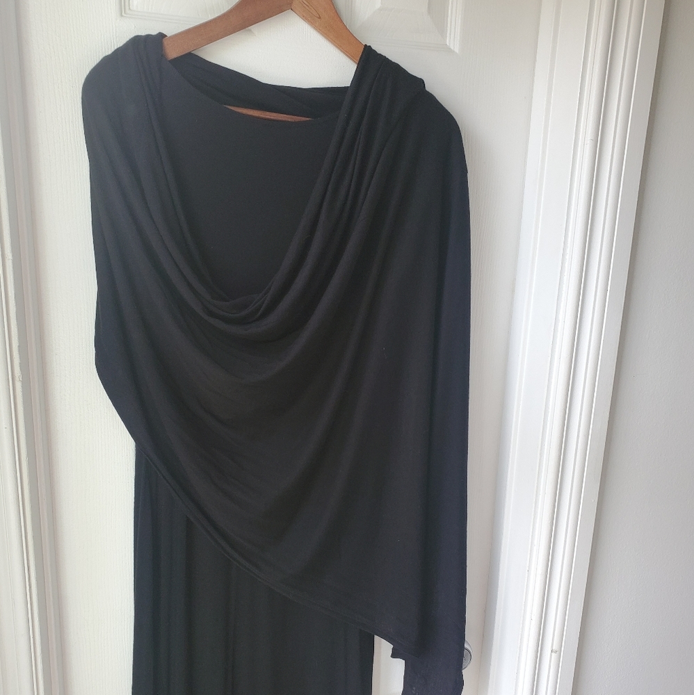 Workhall Studio black maxi dress